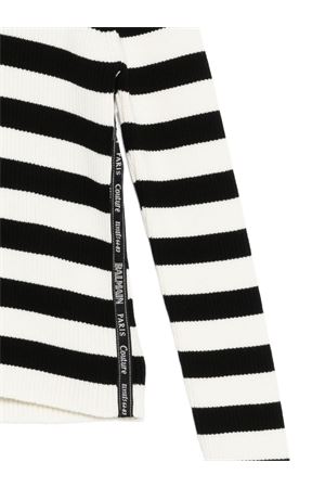 white virgin wool jumper BALMAIN PARIS KIDS | BX9A40Z3297102NE